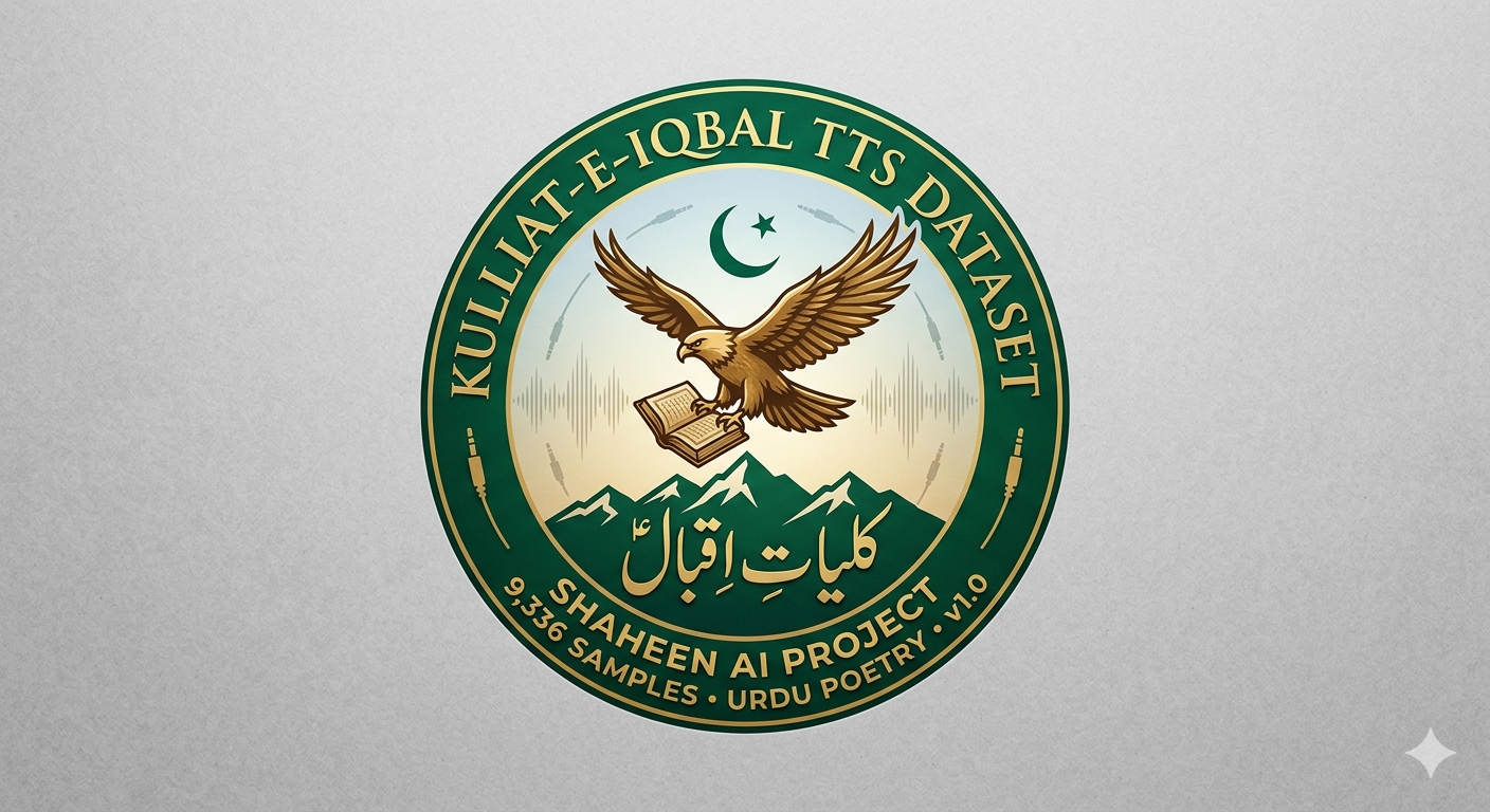 Kulliat-e-Iqbal TTS Dataset Logo