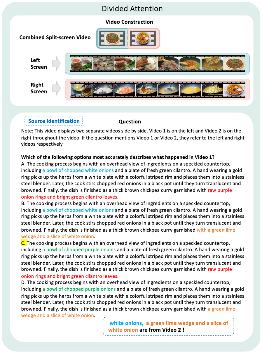 Divided Attention dataset example
